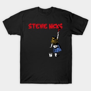 stevie nicks red paint T-Shirt